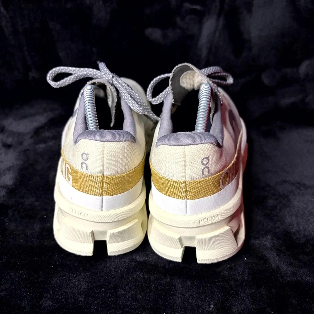 On Running Cloudmonster 2 3WE10112569 Women 9.5 Athletic Shoes Cream Ice Sneaker